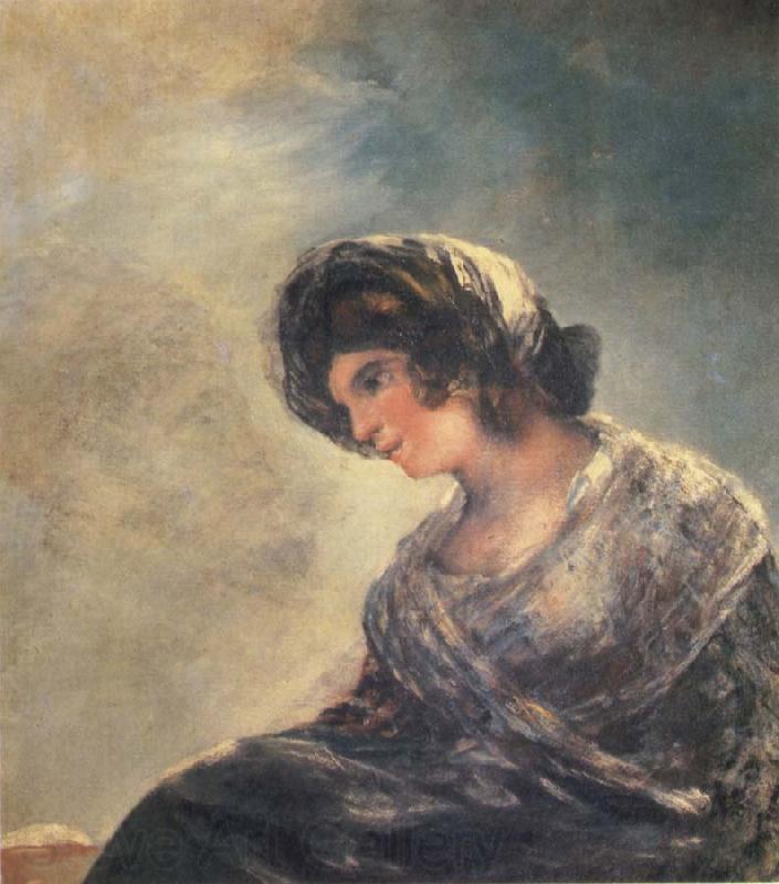 Francisco Goya The Milkmaid Norge oil painting art